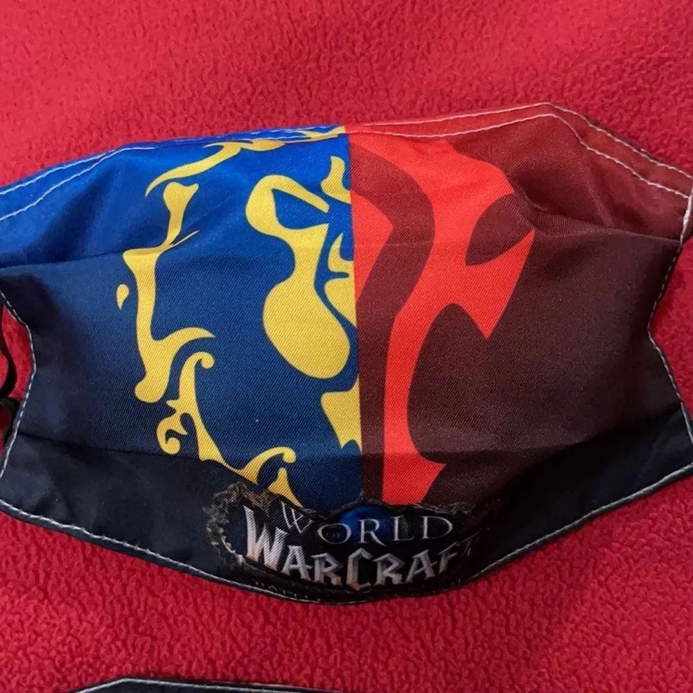6/$20 New World of Warcraft face masks - 2